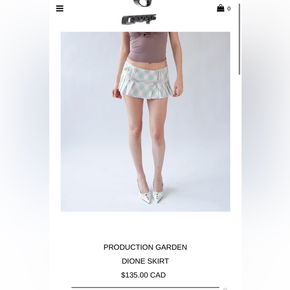 black super mini skirt - Picture 2 of 4